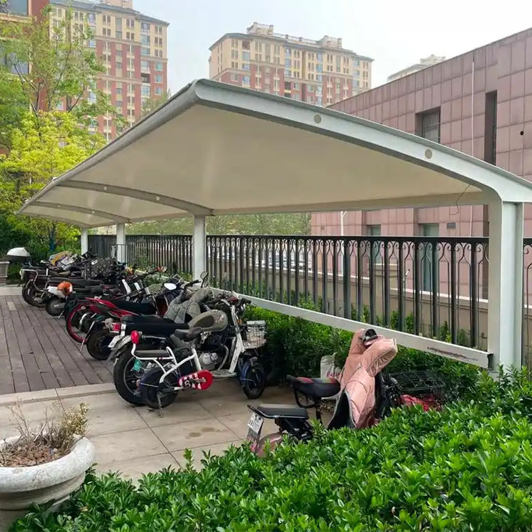 城固县膜结构电动车棚